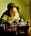 1955_11_The Lacemaker (copy of the painting by Vermeer Van Delft)